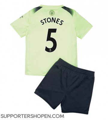 Manchester City John Stones #5 Tredje tröja Barn 2022-23 Kortärmad (+ korta byxor)